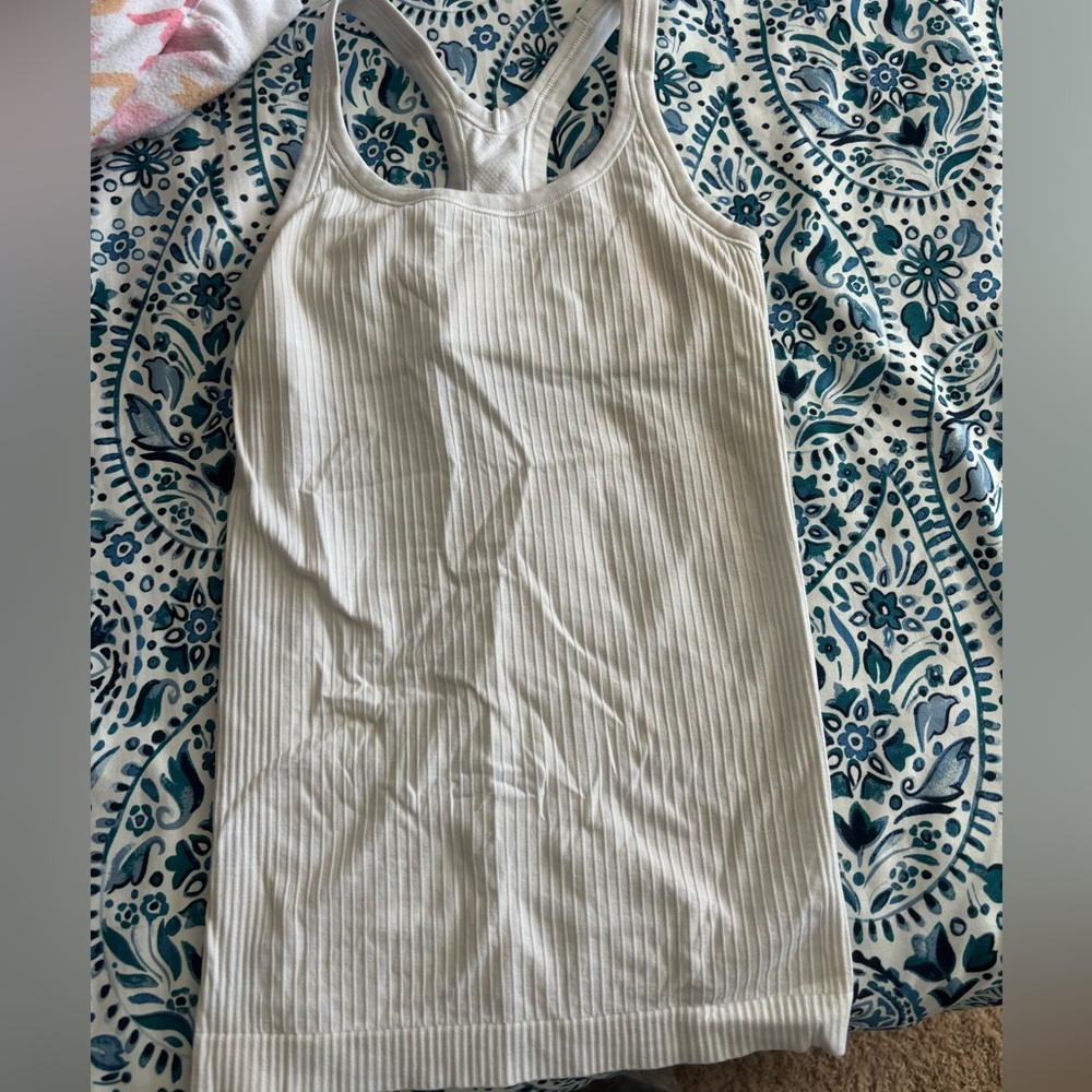 Lululemon white tank top